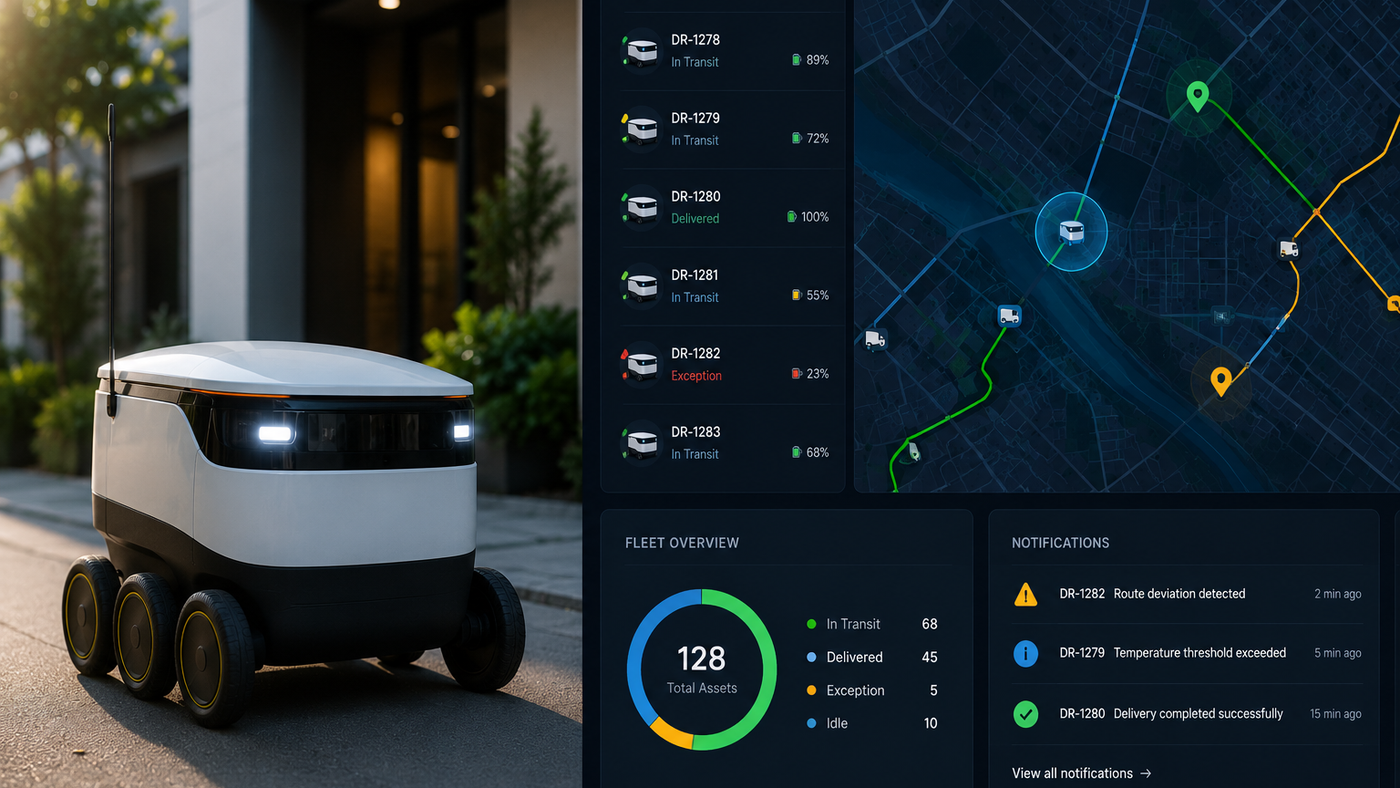 Connected logistics and urban mobility ecosystem